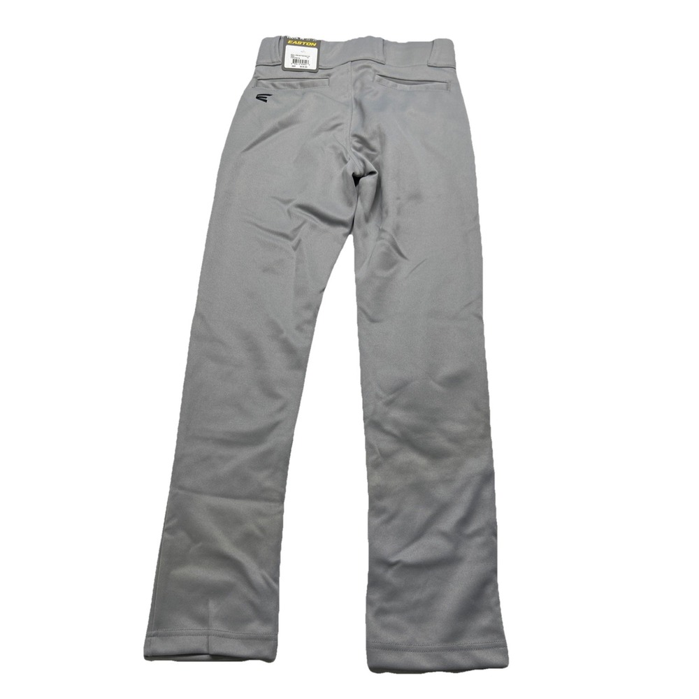 Easton Youth Baseball Pants YS 23-25 Grey Rival Open Bottom A167147GYYS